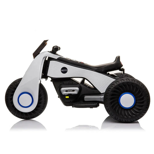 Children's Electric Motorcycle 3 Wheels Double Drive With Music - Shakefav.com