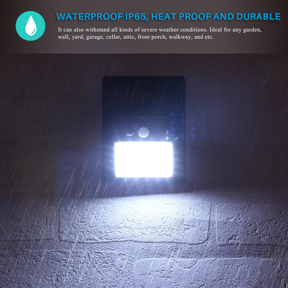 Waterproof 20 LED Solar Motion Sensor Wall Light - Shakefav.com