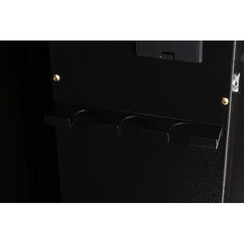 Black Stainless Steel Gun Security Cabinet with Electronic Keypad - Shakefav.com