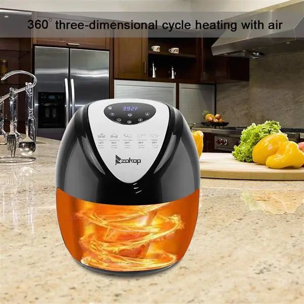 120V 1800W 5.3 L Air Fryer Computer Model - Shakefav.com