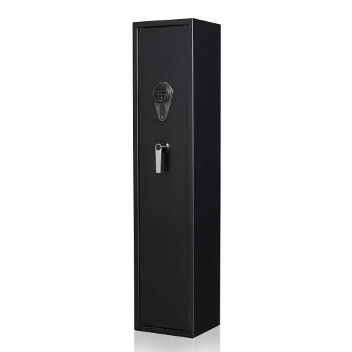 Black Stainless Steel Gun Security Cabinet with Electronic Keypad - Shakefav.com