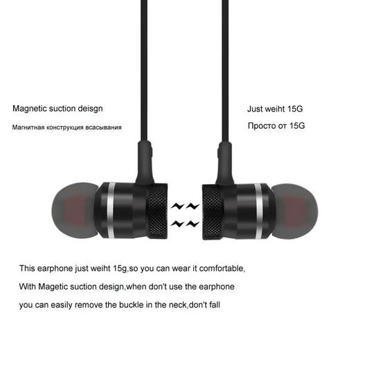 Wireless Bluetooth 4.0 Headset Sports Black - Shakefav.com