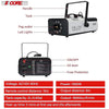 1500W Fog Machine for Halloween Party with Remote Control- FOG 1500