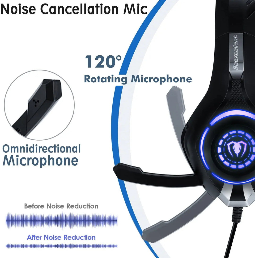 Beexcellent GM-1 Gaming Headset for PS4 Xbox One - Shakefav.com