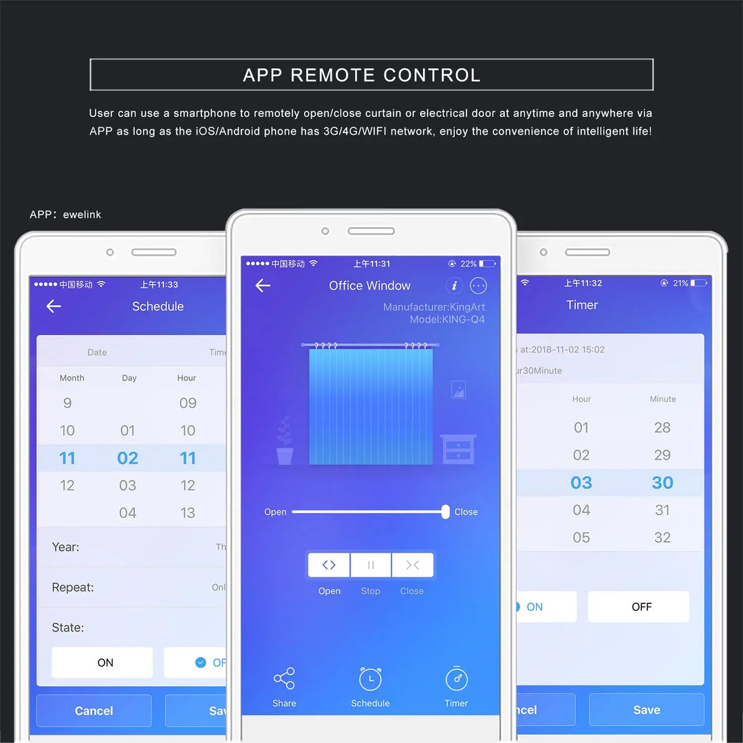 WiFi Electrical Blinds Switch Touch Panel-WiFi Touch Switch - Shakefav.com