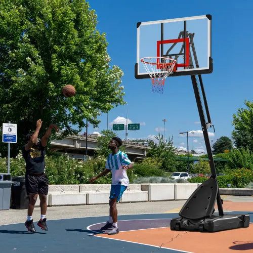 Basketball Hoop Basketball System 7.5ft-10ft Height Adjustable - Shakefav.com