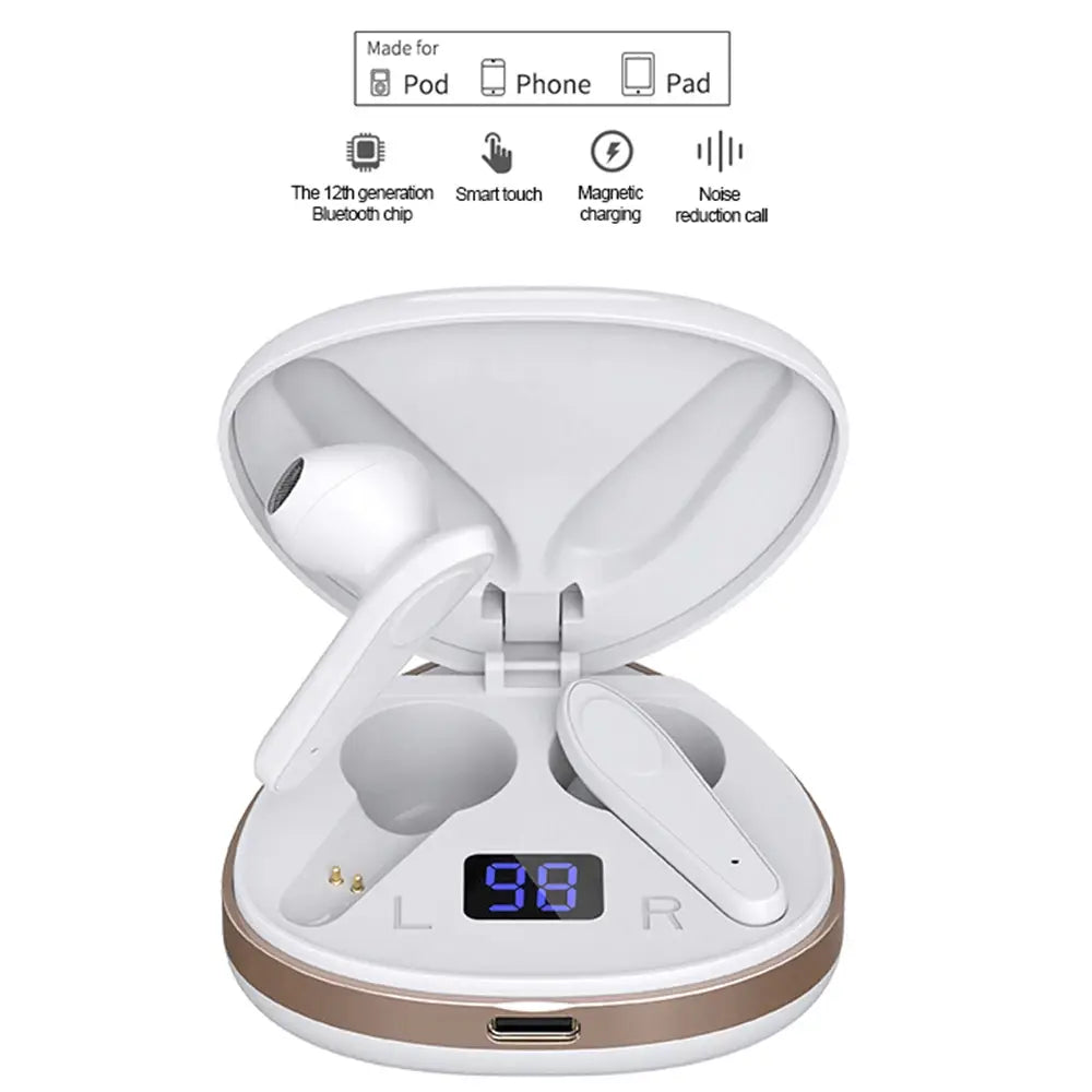 Bluetooth Earphone in Ear Earbuds HIFI Sound TWS - Shakefav.com