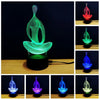 3D Colorful Yoga Model Lamp