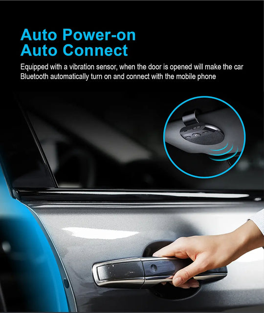 Sun Visor Wireless Bluetooth 5.0 Handsfree Carkit - Shakefav.com