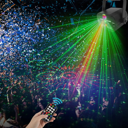 Mini RGB Disco Light LED Laser Stage Projector - Shakefav.com