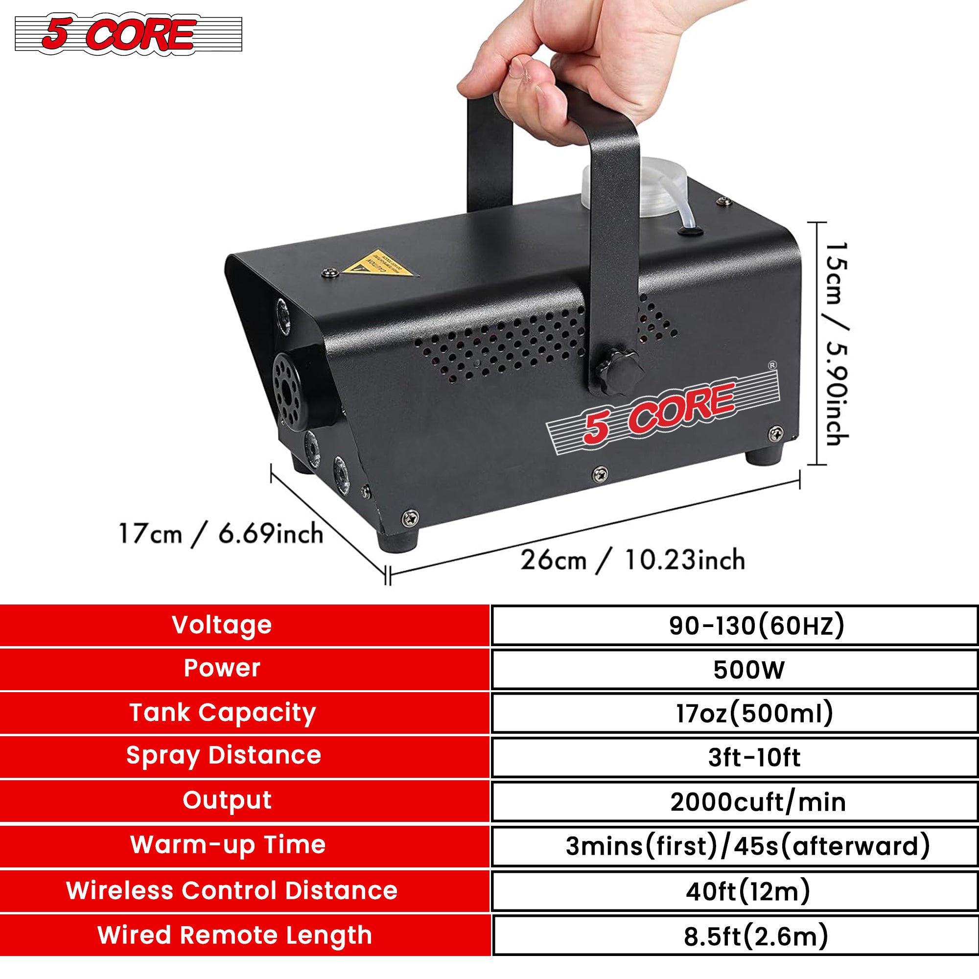 750W Fog Machine for Your Halloween Party with Remote Control FOG 750
