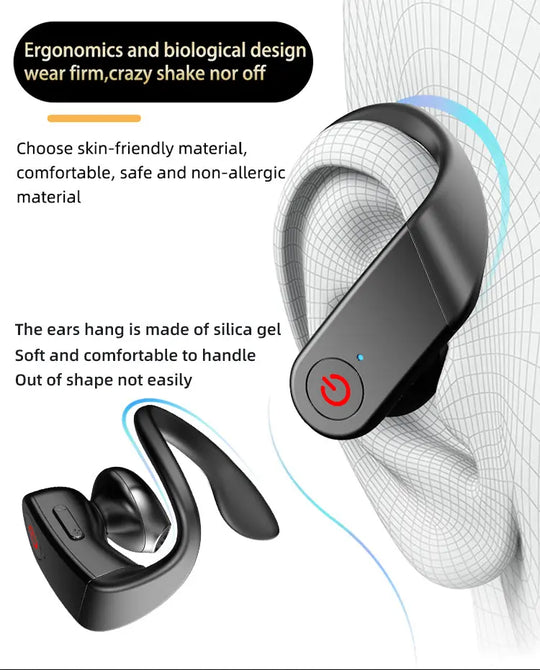 Led Display Wireless Headphones TWS Stereo Earbuds - Shakefav.com