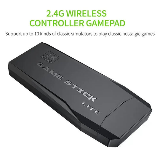 4K 2.4G Double Wireless Controller Game Stick Video Game Console - Shakefav.com