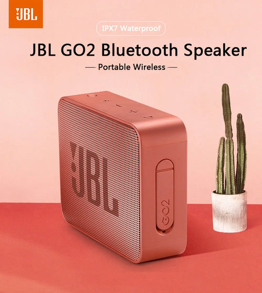 IPX7 Waterproof Wireless Portable JBL GO2 Bluetooth Speaker-Wireless Portable Speaker - Shakefav.com