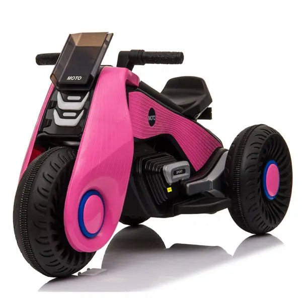 Children's Electric Motorcycle 3 Wheels Double Drive - Shakefav.com