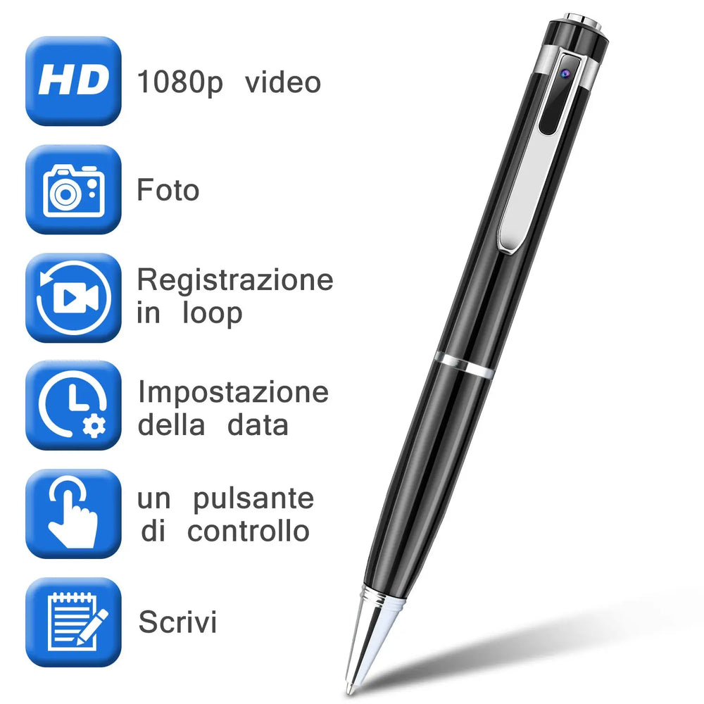 1080P HD Mini Camcorder Sports DV DVR Camcorder Hidden Camera Pen - Shakefav.com