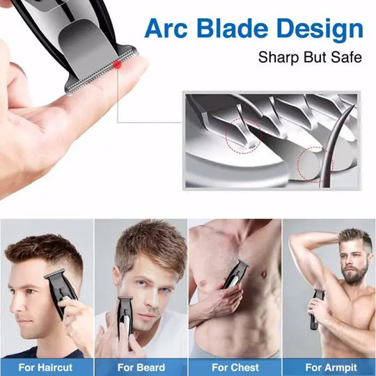 Professional hair clippers for men Cordless Haircut kit Beard Trimmer - Shakefav.com