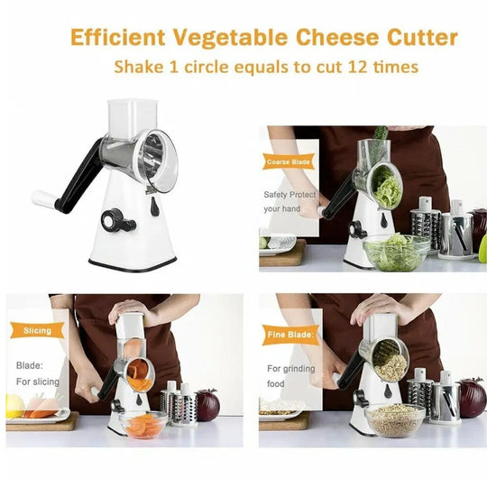 Multi-functional Stainless Steel Kitchen Slicer Grater Kit - Shakefav.com