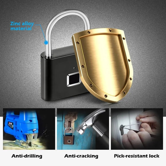 Fingerprint padlock - Shakefav.com