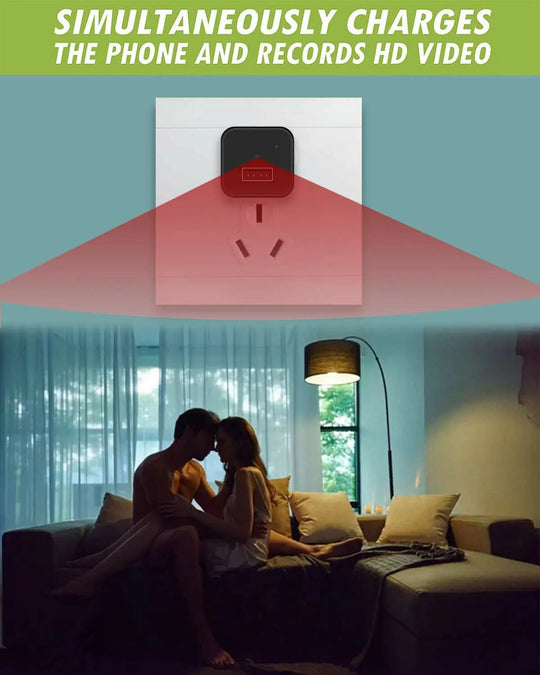 HD 1080P WIFI Mini USB Charger Camera-Hidden Camera Wall Charger - Shakefav.com