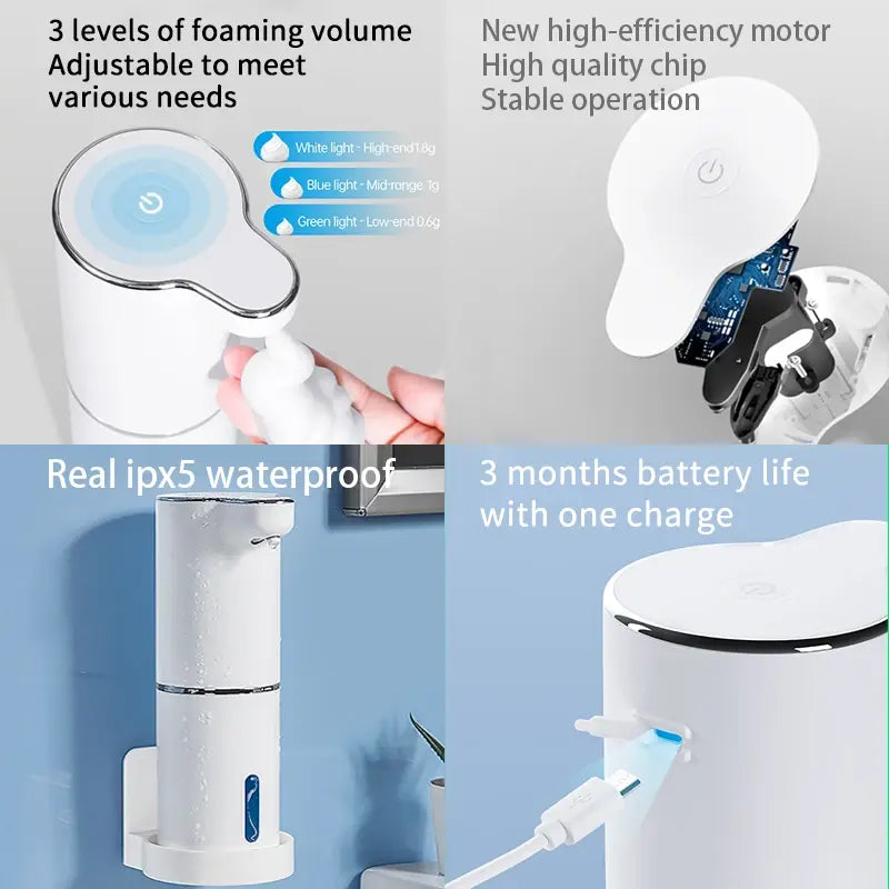 Touchless Smart Automatic Foaming Soap Dispenser -Automatic Soap Dispenser - Shakefav.com