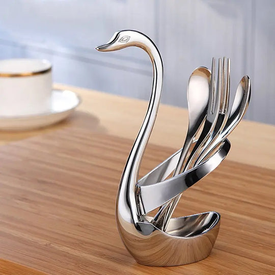 Swan Cutlery Holder - Shakefav.com