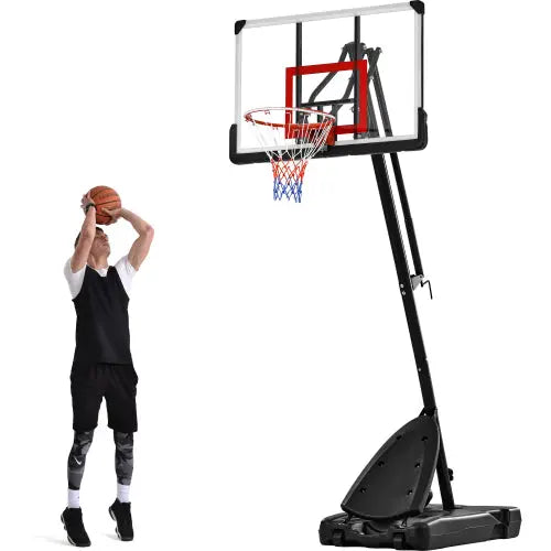 Basketball Hoop Basketball System 7.5ft-10ft Height Adjustable - Shakefav.com