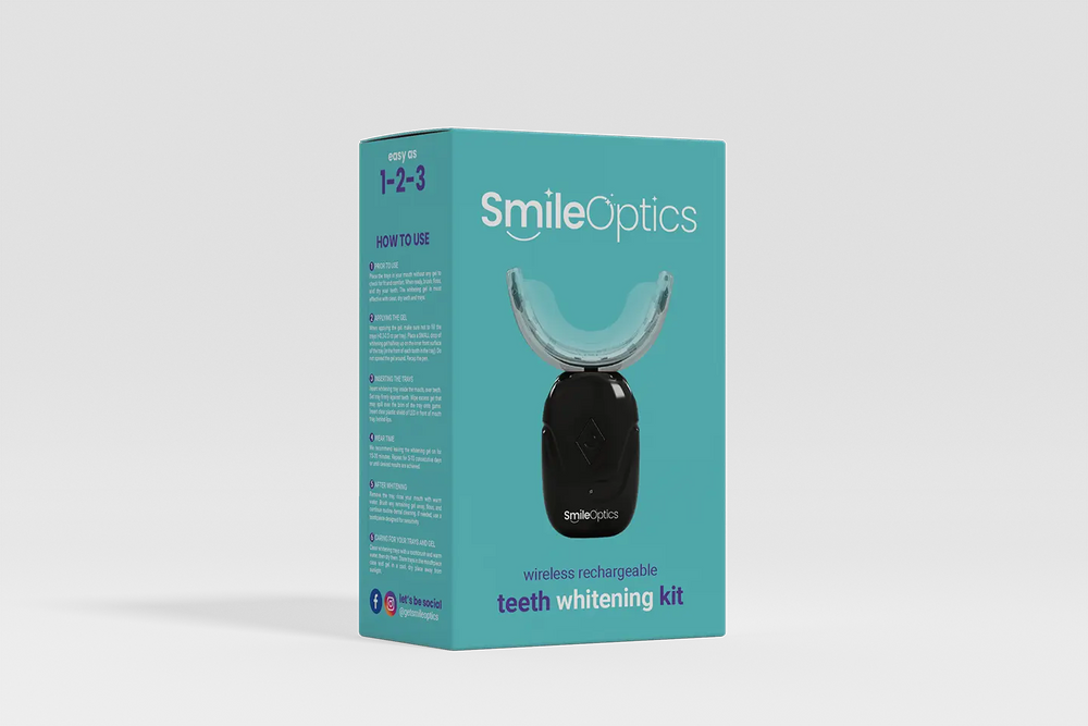 SMILE OPTICS All-In-One LED Teeth Whitening Kit - Shakefav.com