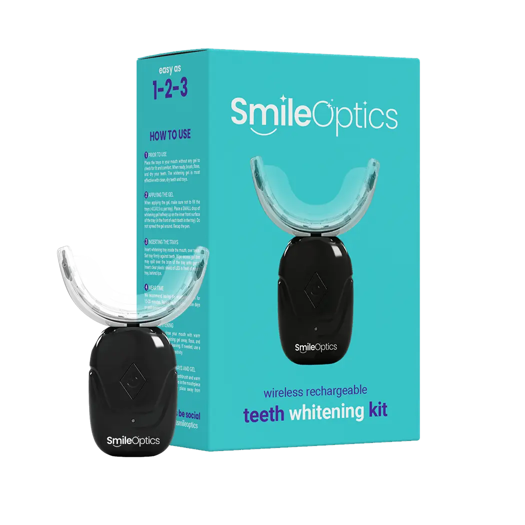 SMILE OPTICS All-In-One LED Teeth Whitening Kit - Shakefav.com