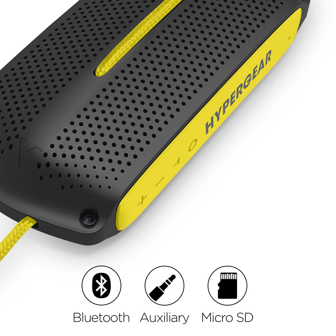 HyperGear Wave Water Resistant Wireless Speaker with Extended Battery - Shakefav.com