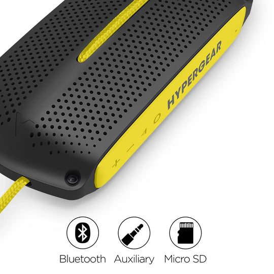 HyperGear Wave Water Resistant Wireless Speaker with Extended Battery - Shakefav.com