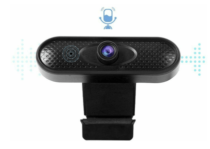 Webcam Full HD DT 1080P avec microphone intégré pour PC/Mac
