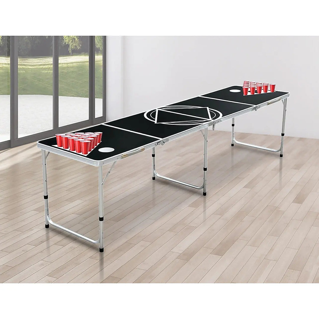 Professional 8ft Beer Pong Table Drinking Game - Shakefav.com