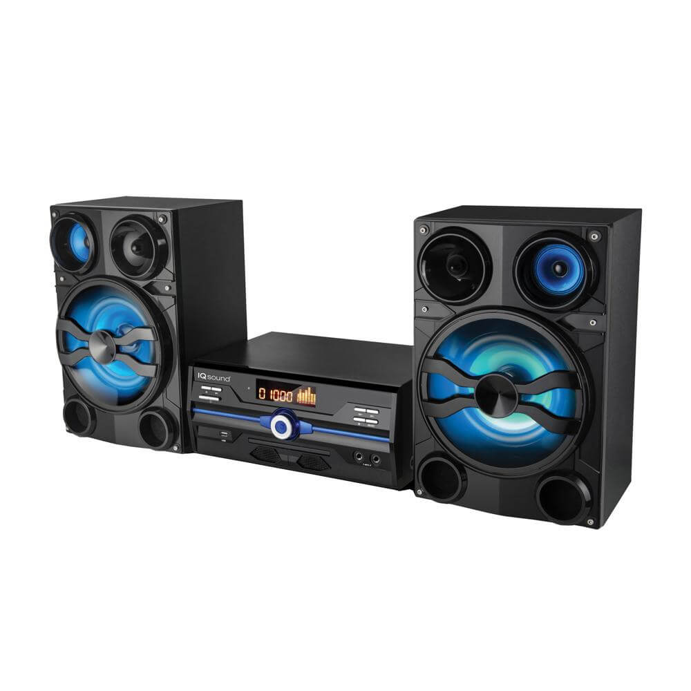 HiFi Multimedia Audio System with Bluetooth and AUX/USB/Mic Inputs