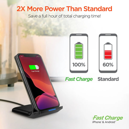 HyperGear Wireless Fast Charging Stand Black (14519-HYP) Sky Iapetus