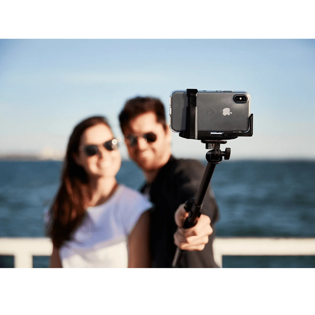 Cygnett GoStick Bluetooth Selfie-Stick and Tripod for Hands-Free Pics Sky Iapetus