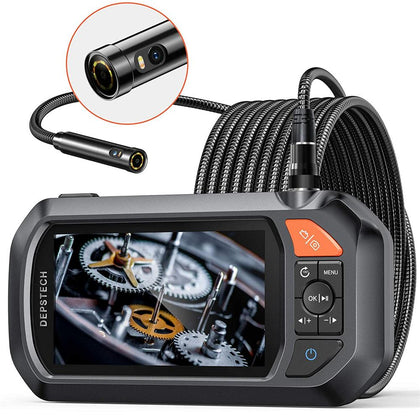 Industrial Borescope 1080P Dual Lens 4.3in IPS Screen Endoscope with 7