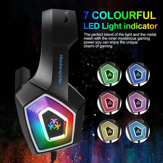 Dragon Stereo LED Gaming Headset with Microphone - Shakefav.com