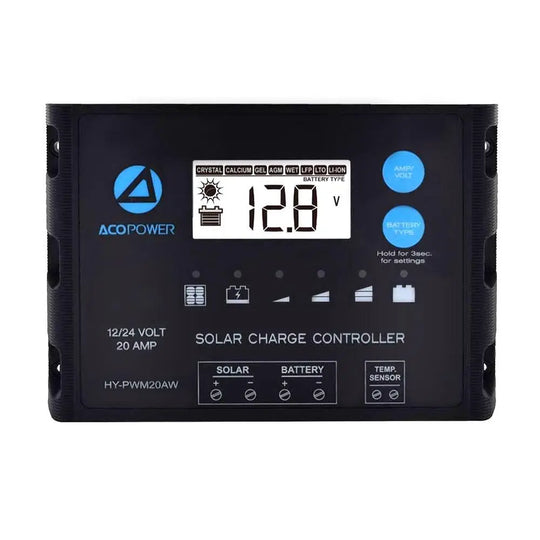 ACOPOWER ProteusX 20A PWM Charge Controller-Solar Charge Controller - Shakefav.com