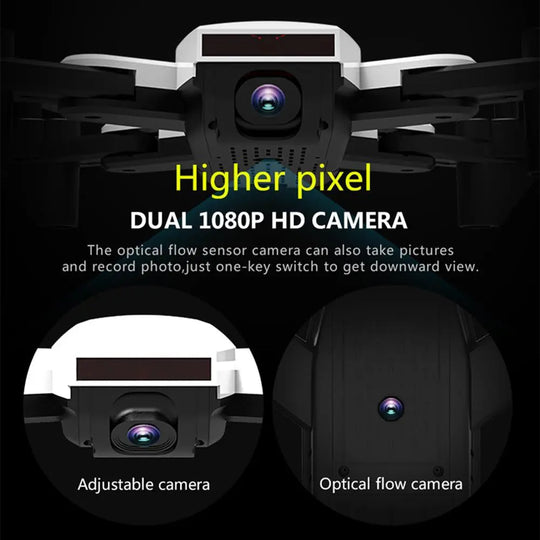 SG700-S Drone 2.4Ghz 4CH Wide-angle WiFi 1080P Optical Flow Dual - Shakefav.com