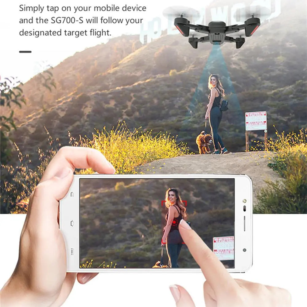 SG700-S Drone 2.4Ghz 4CH Wide-angle WiFi 1080P Optical Flow Dual - Shakefav.com