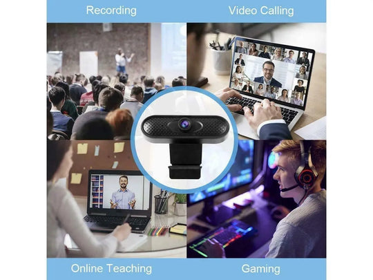 DT 1080P Full HD Webcam with Built-in Microphone for PC/Mac - Shakefav.com