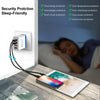 4 Port 3.1 A Charging Technology USB Wall Charger Station- Blue
