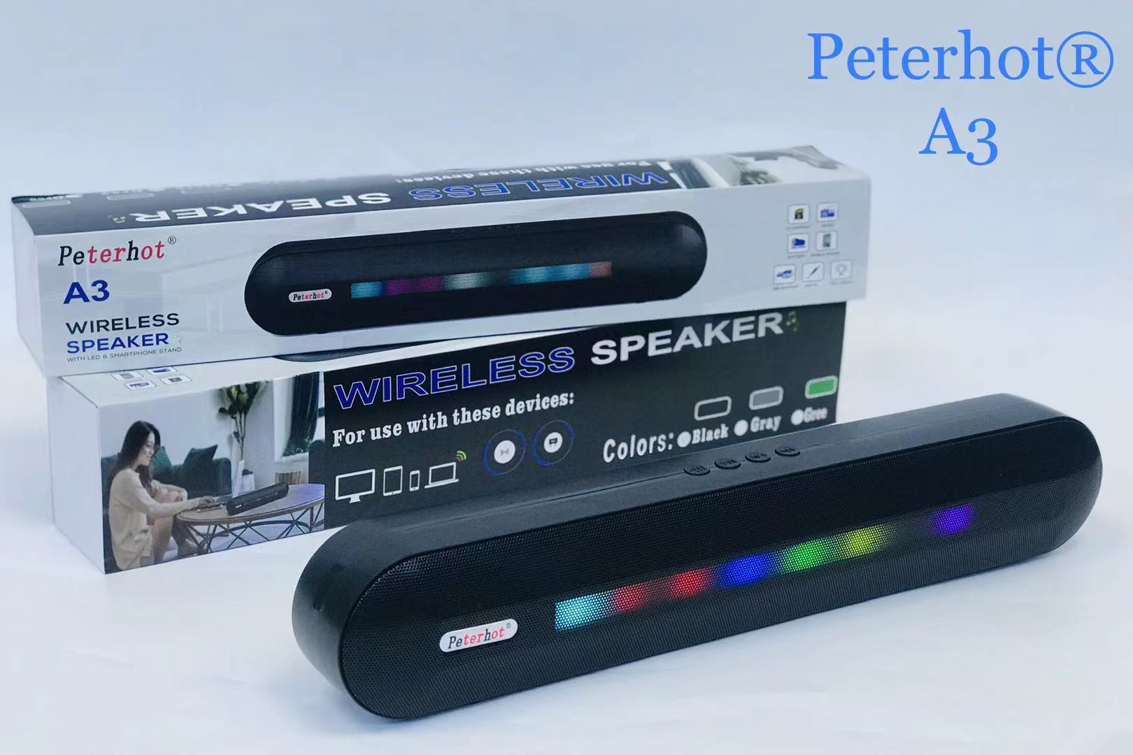 Bluetooth Speaker With Long LED Breathing Light
