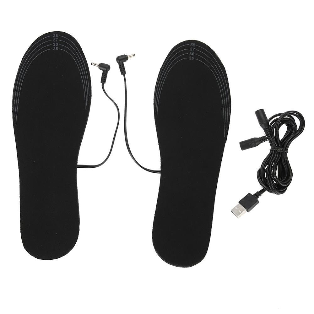 1 Pair USB Heated Shoe Comfortable Soft Lint