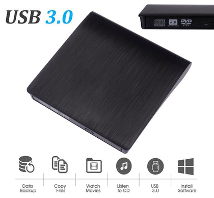 100% Brand USB 3.0 External DVD CD Drive High
