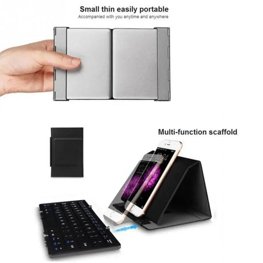 Intelligent Pocket Folding Keyboard Travel Edition Maroon Asteria