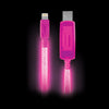 Light Pulse iPhone Electroluminescent Charge & Sync Cable (Pink)