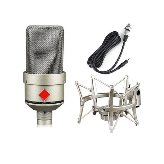 Wired Condenser Microphone Singing Recording Equipment Maroon Asteria