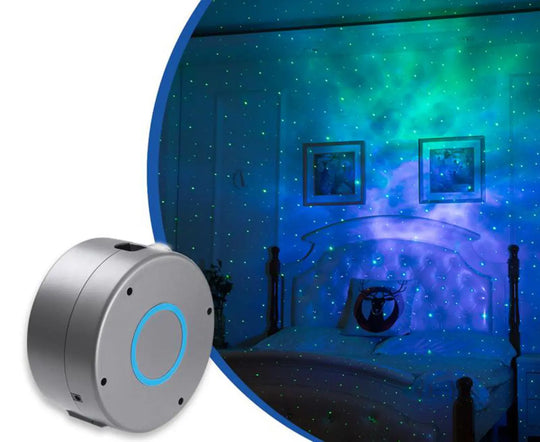 Galaxy Starry Sky Projector Rotating Maroon Asteria